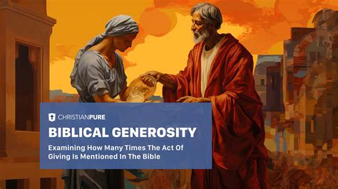 examples of generosity in the bible|generosity in the bible stories.